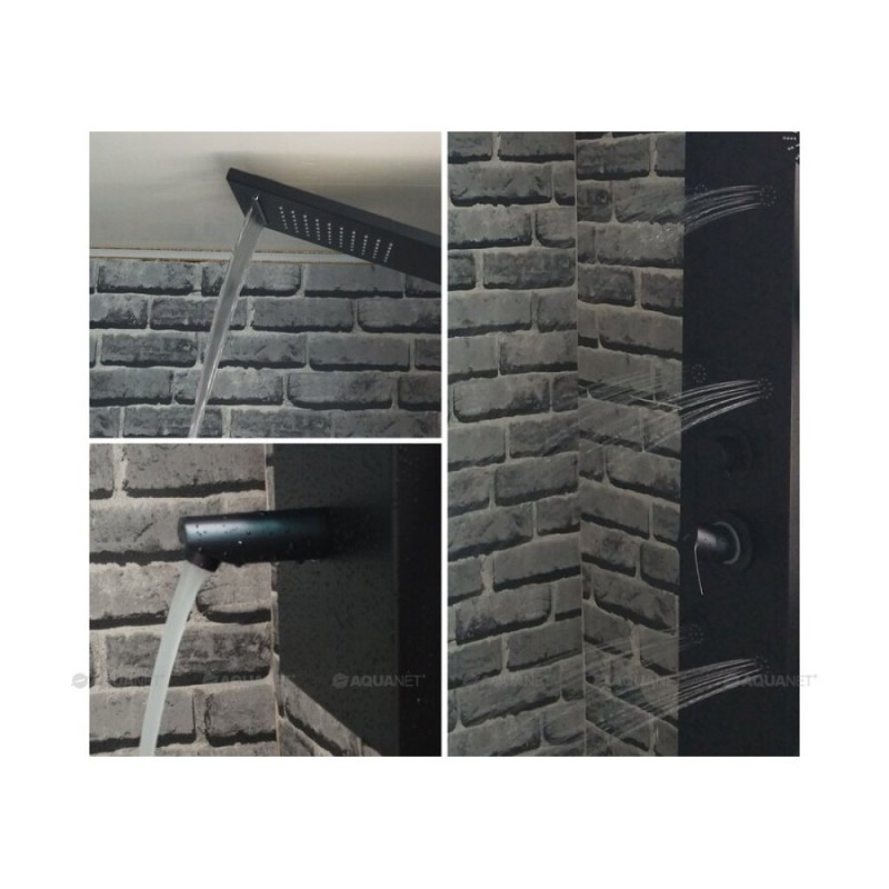 Душевая панель Aquanet Galaxy Black AP40-05, 00237440, черная