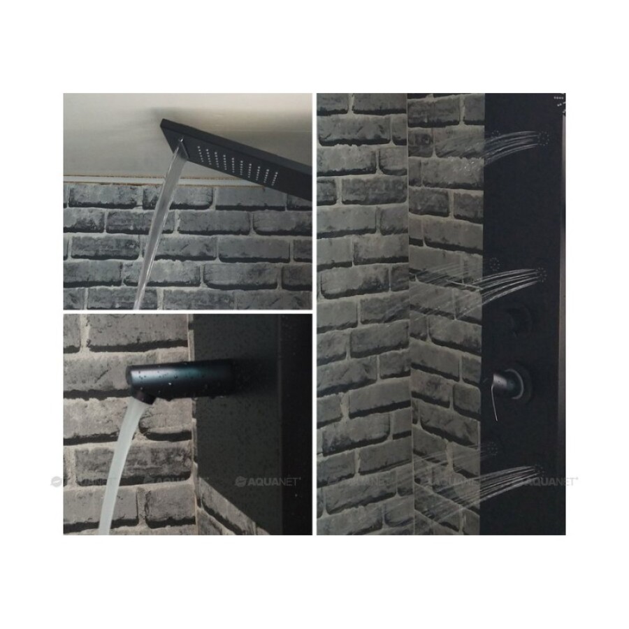 Душевая панель Aquanet Galaxy Black AP40-05, 00237440, черная