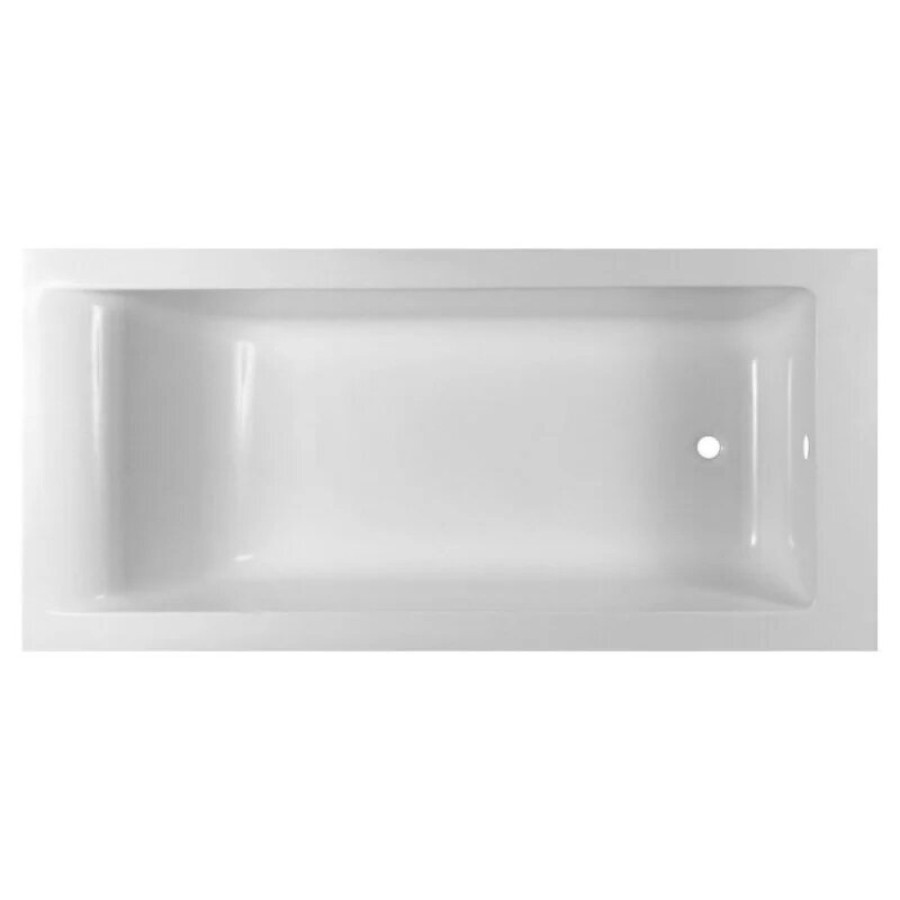 Ванна из искусственного мрамора Aquanet Bright Stone AQ-00332880, 170 x 70 см, цвет белый