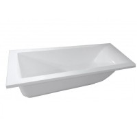 Ванна из искусственного мрамора Aquanet Bright Stone AQ-00332885, 180 x 80 см, цвет белый