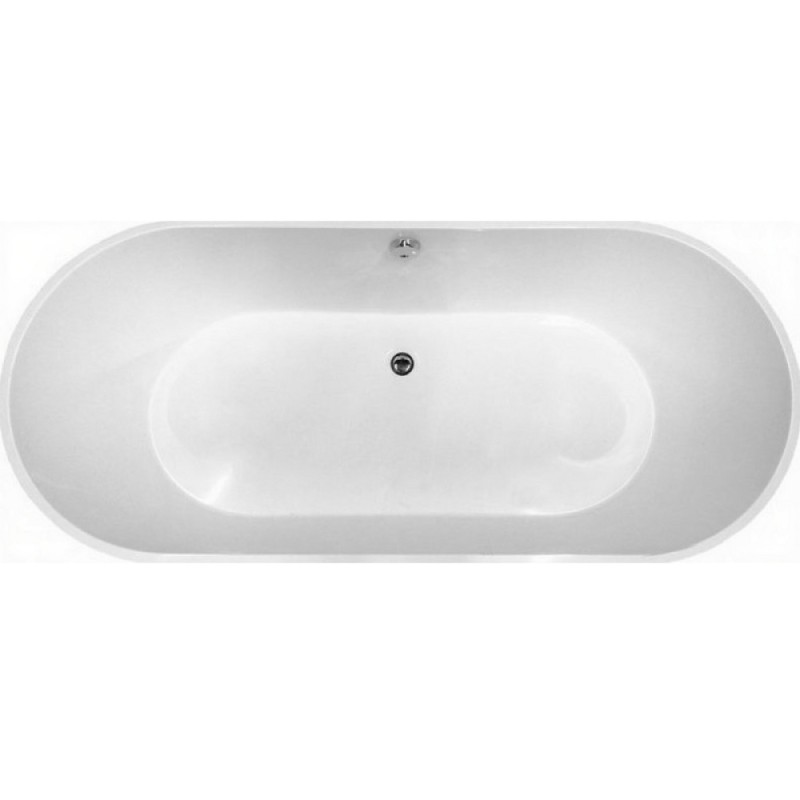 Ванна из искусственного мрамора Aquanet Family Stone AQ-00332887, 170 x 80 см, цвет белый