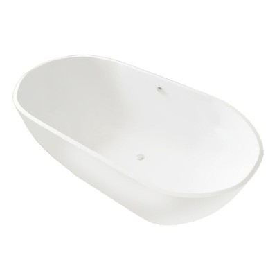 Ванна из искусственного мрамора Aquanet Family Stone AQ-00332889, 160 x 75 см, цвет белый