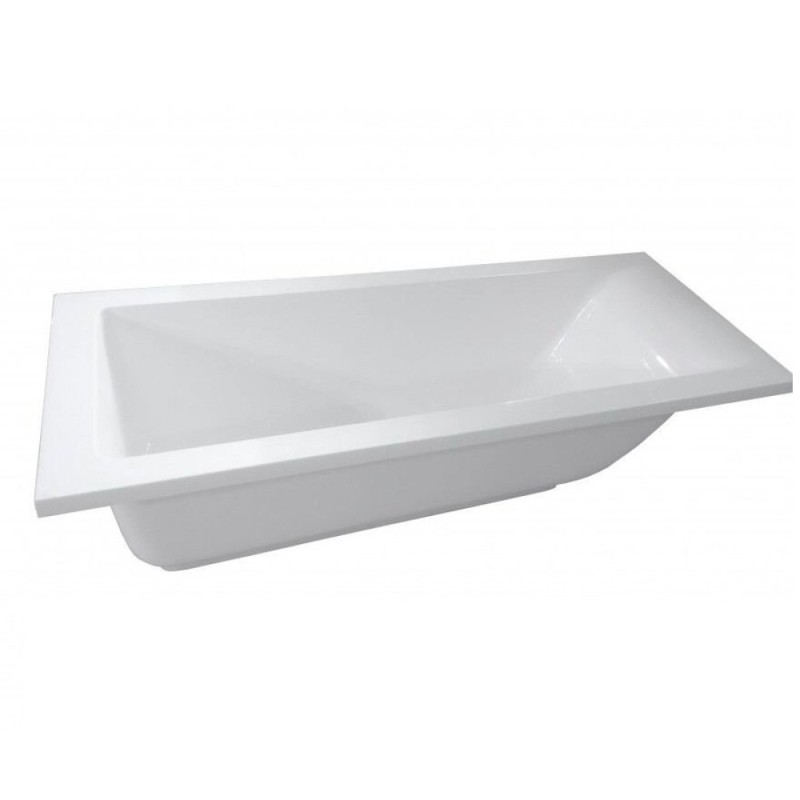 Ванна из искусственного мрамора Aquanet Bright Stone AQ-00338574, 180 x 70 см, цвет белый