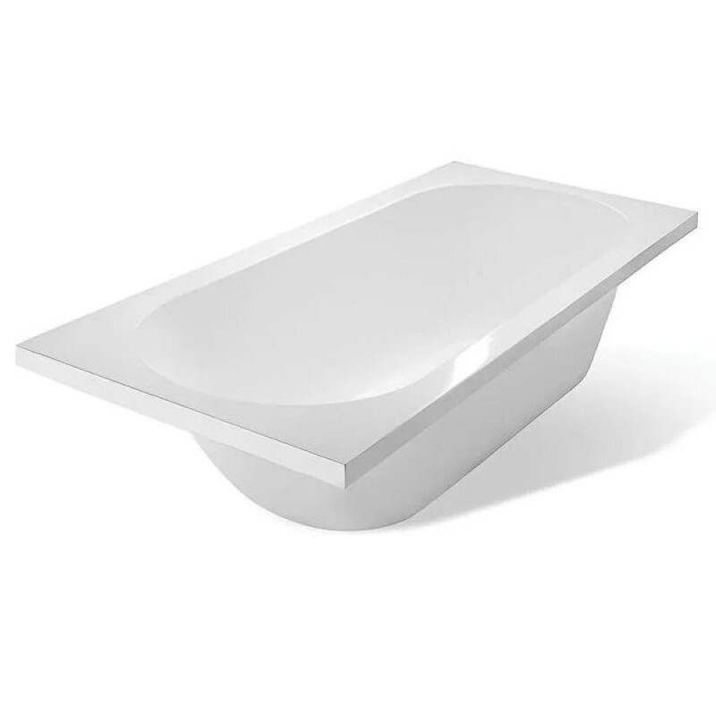 Ванна из искусственного камня Aquanet Lotos AQ-00348172, 170 x 70 см, цвет белый