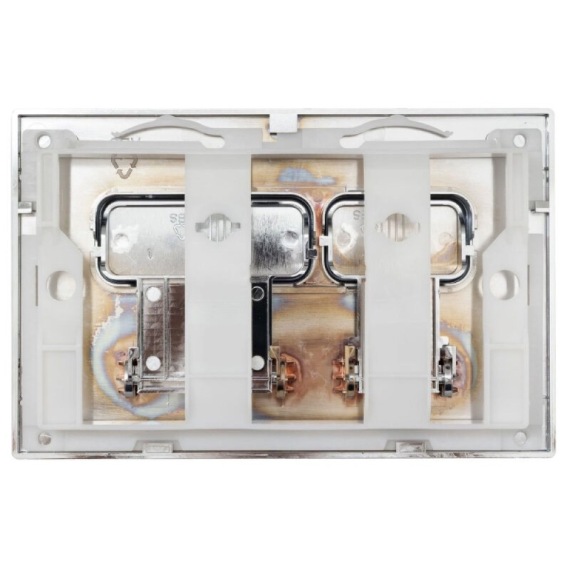 Клавиша смыва Aquanet AQ-PRO-01CR, механическая, хром