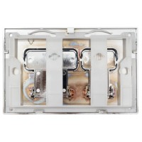 Клавиша смыва Aquanet AQ-PRO-01CR, механическая, хром