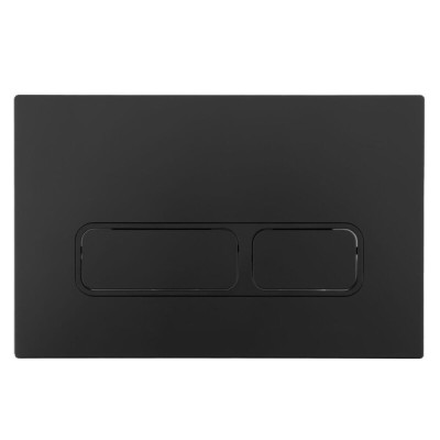 Клавиша смыва Aquanet AQ-PRO-01MB, механическая, черный матовый