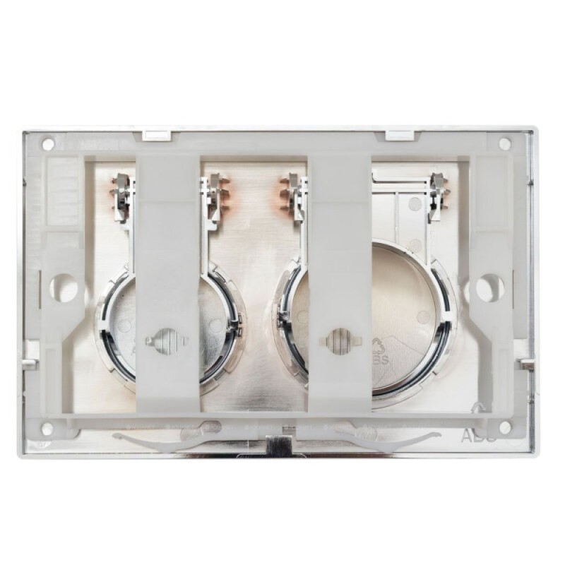 Клавиша смыва Aquanet AQ-PRO-02CR, механическая, хром