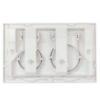 Клавиша смыва Aquanet AQ-PRO-02W, механическая, белый