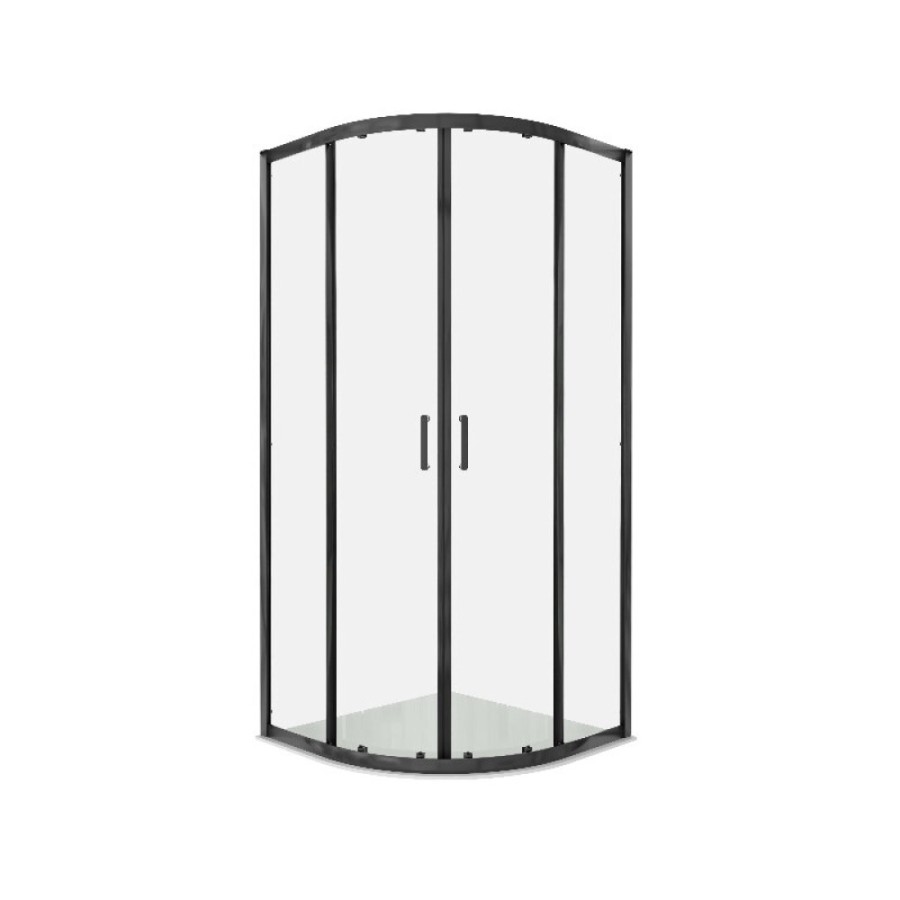 Душевой уголок Aquatek AQ.RO.090.1BL, 90 x 90 см, стекло прозрачное, профиль черный матовый