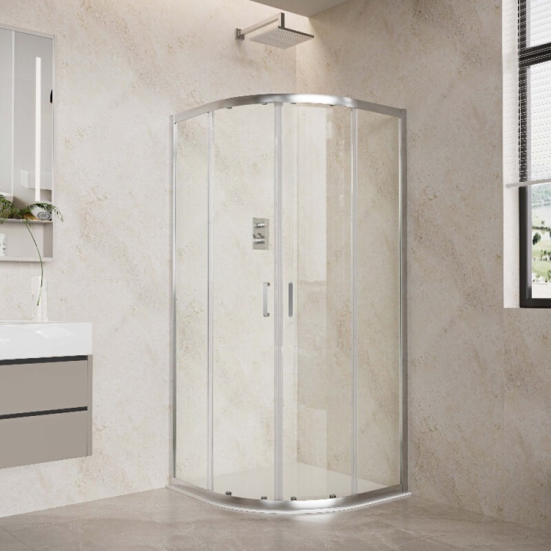 Душевой уголок Aquatek AQ.RO.090.1CH, 90 x 90 см, стекло прозрачное, профиль хром