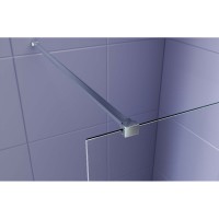 Душевая стенка Aquatek Walk in AQ.WI.140.1CH, 140 см, стекло прозрачное, профиль хром