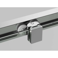 Душевая стенка Aquatek Walk in AQ.WISL.120.1CH, 120 см, стекло прозрачное, профиль хром