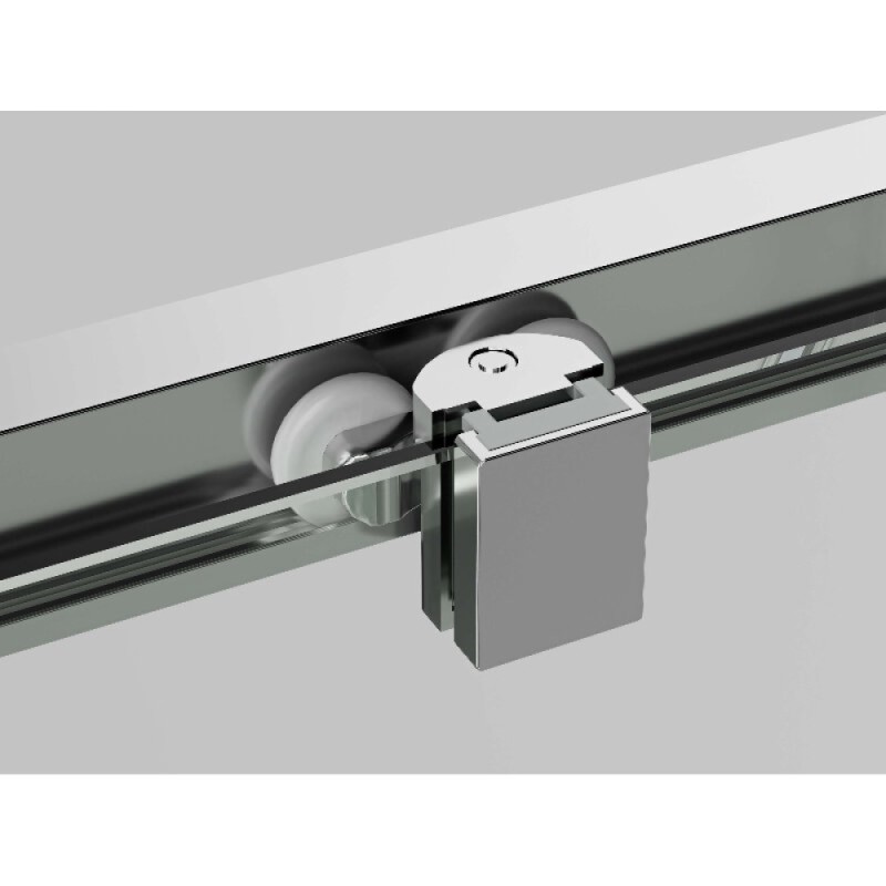 Душевая стенка Aquatek Walk in AQ.WISL.120.1CH, 120 см, стекло прозрачное, профиль хром