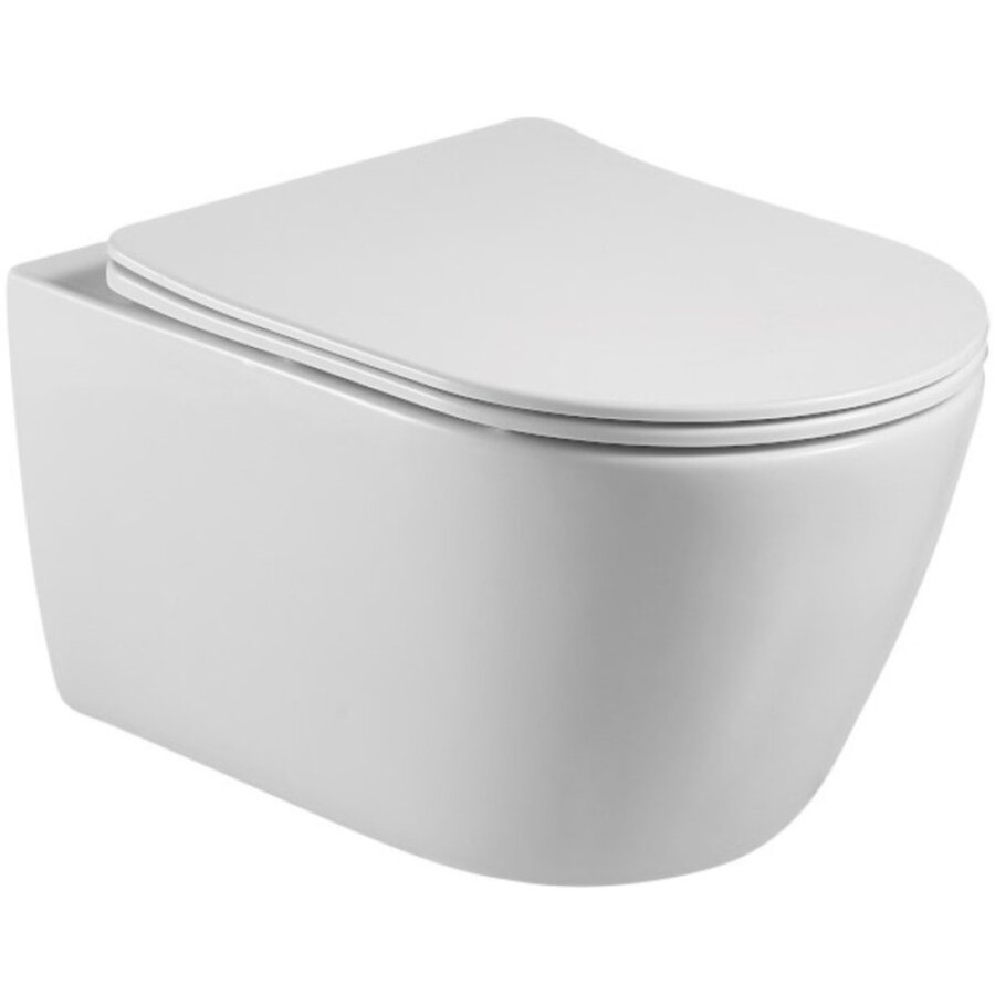 Подвесной унитаз Aquatek Бетта AQ1253W-00 с сиденьем Soft Close, белый