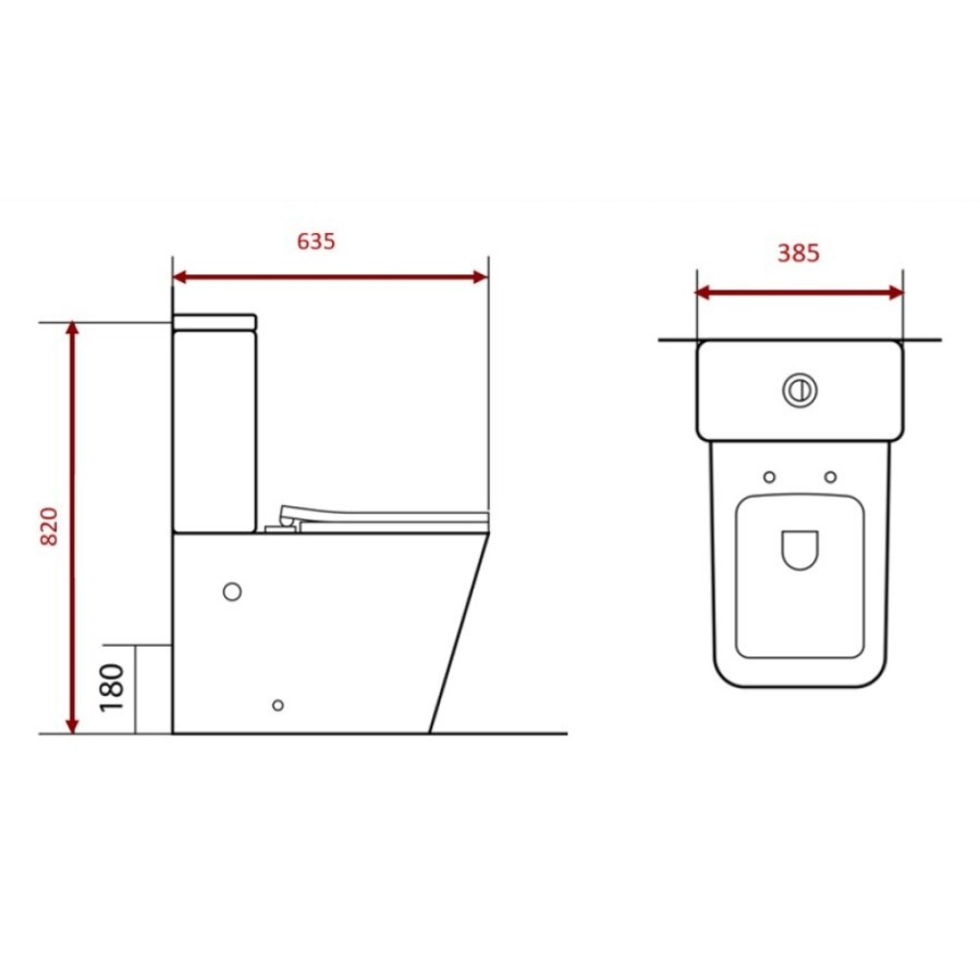 Напольный безободковый унитаз Aquatek Либра AQ1263N-00 New, крышка микролифт, белый