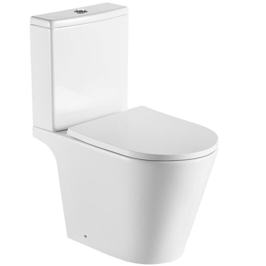 Унитаз-компакт Aquatek Бетта AQ1363B-00 с сиденьем Soft Close, белый