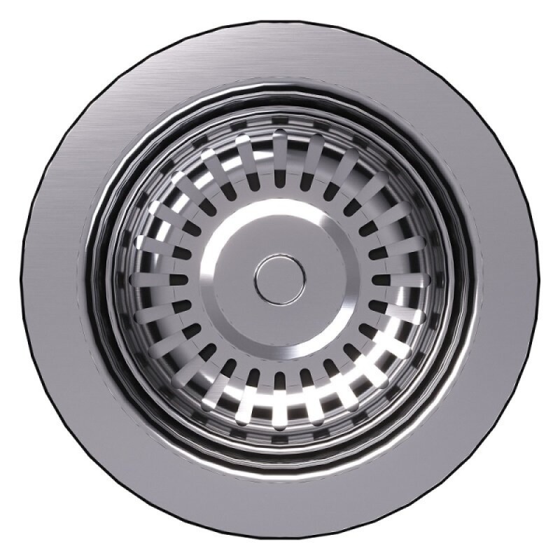 Кухонная мойка Abber Quarz AQ2901G, 46 см, кварцевый композит, серый