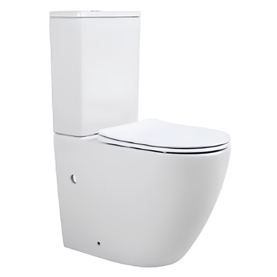 Напольный унитаз Aquatek Европа AQ2903-00, безободковый, с сиденьем микролифт