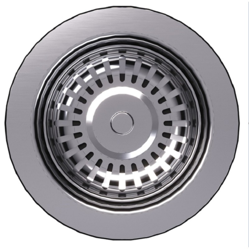 Кухонная мойка Abber Quarz AQ2904G, 78 см, кварцевый композит, крыло справа, серый