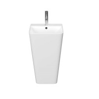 Раковина Aquatek Optima Square AQ4401-00, 44 см, фарфор, напольная, белый