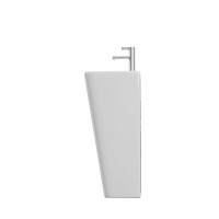 Раковина Aquatek Optima Square AQ4401-00, 44 см, фарфор, напольная, белый