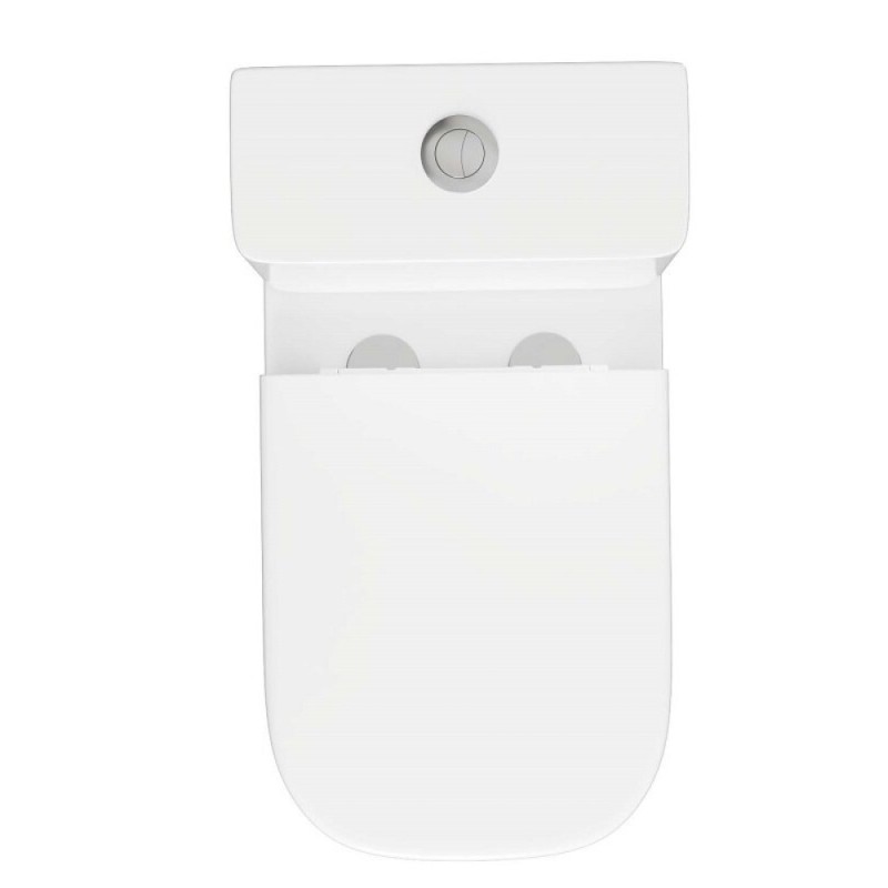 Напольный унитаз Aquatek Optima Square AQ4411-00, безободковый, сиденье микролифт, белый