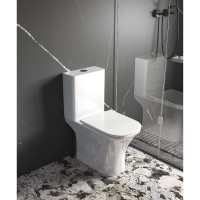 Напольный унитаз Aquatek Optima Square AQ4411-00, безободковый, сиденье микролифт, белый