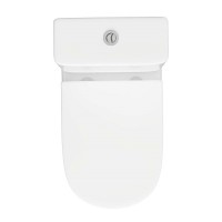 Напольный унитаз Aquatek Optima Plus AQ4452-00, безободковый, смыв торнадо, сиденье микролифт, белый