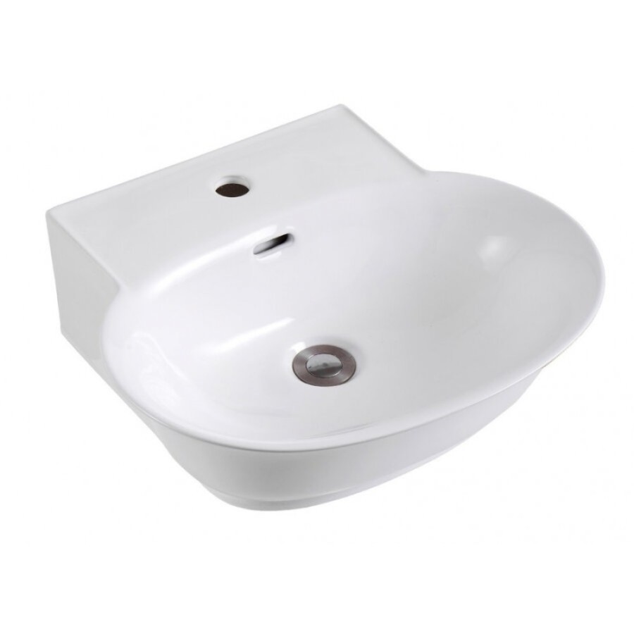 Раковина Aquatek Классик AQ5040-00 40.5 x 50.5 см, подвесная, с переливом, белый