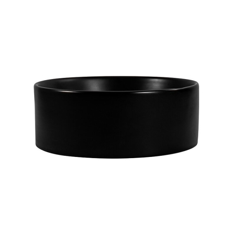 Раковина Aquatek AQ5118-MB, 40 см, фарфор, цвет черный матовый