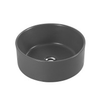 Раковина Aquatek AQ5118-MG, 40 см, фарфор, цвет серый матовый