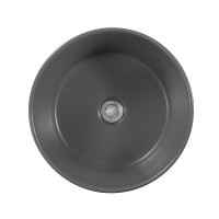 Раковина Aquatek AQ5118-MG, 40 см, фарфор, цвет серый матовый