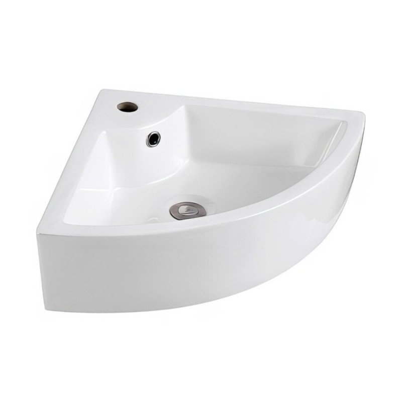 Раковина Aquatek 32.5 х 32.5 см, угловая, подвесная, белая, AQ5166A-00