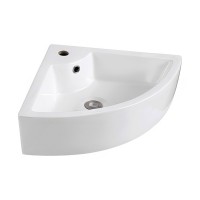 Раковина Aquatek 47 х 47 см, угловая, подвесная, белая, AQ5166B-00