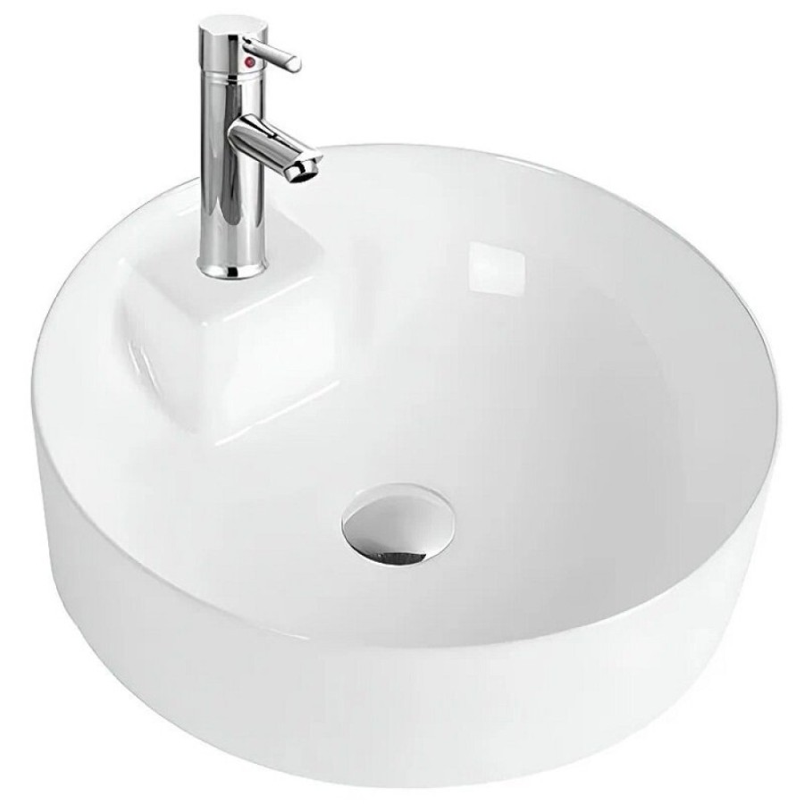 Раковина Aquatek Европа AQ5212-00, 40.5 см, накладная, белая