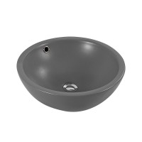 Раковина Aquatek AQ5354-MG, 44 см, фарфор, цвет серый матовый