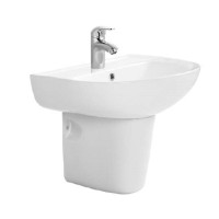 Раковина Aquatek AQ5420-00 55 см, фарфор, подвесная, белый