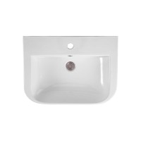 Раковина Aquatek AQ5440-00, 59.5 см, фарфор, подвесная, белая