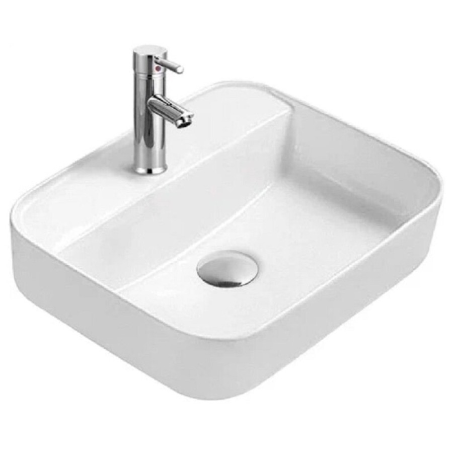 Раковина Aquatek Вега AQ5506-00, 50 х 39,5 см, накладная, белая