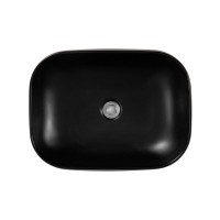 Раковина Aquatek AQ5526-MB, 56 см, фарфор, цвет черный матовый