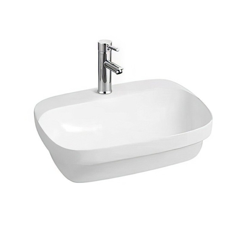Раковина Aquatek Амадео AQ6042-00, 60 х 42 см, накладная, белая