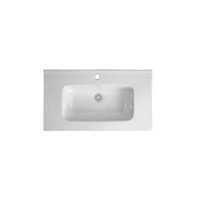 Тумба с раковиной Aquatek Либра AQ66080-DO-LG, 80 см, подвесная, серый туман/дерево