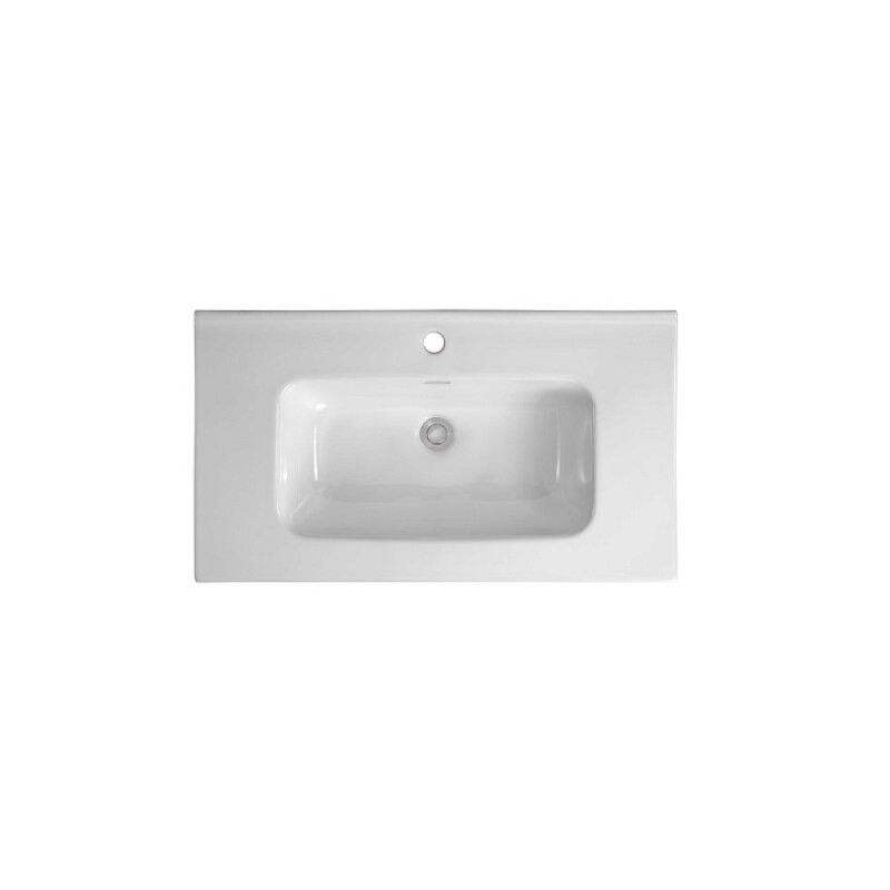 Тумба с раковиной Aquatek Либра AQ66080-DO-LG, 80 см, подвесная, серый туман/дерево