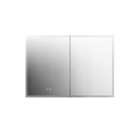 Зеркальный шкаф Aquatek AQ7103B-MLC, 100 см, LED-подсветка, сенсор, хром