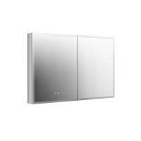 Зеркальный шкаф Aquatek AQ7103B-MLC, 100 см, LED-подсветка, сенсор, хром