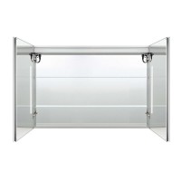 Зеркальный шкаф Aquatek AQ7109-MLC, 100 см, LED-подсветка, сенсор, хром