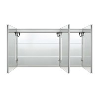 Зеркальный шкаф Aquatek AQ7129-MLC, 120 см, LED-подсветка, сенсор, хром