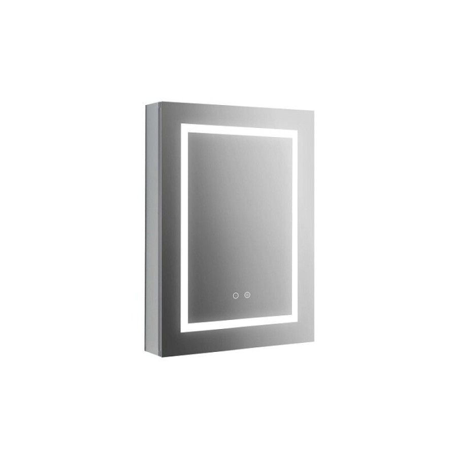Зеркальный шкаф Aquatek AQ7504-MLC, 50 см, LED-подсветка, сенсор, хром