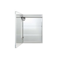 Зеркальный шкаф Aquatek AQ7504-MLC, 50 см, LED-подсветка, сенсор, хром